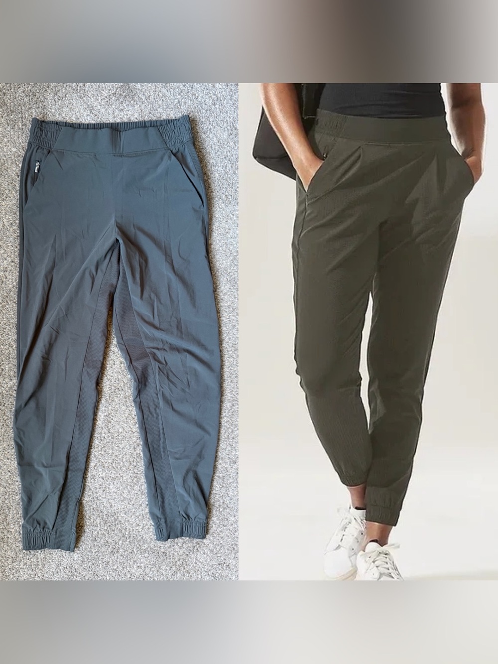 Athleta Brooklyn Olive Joggers 4